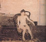 Edouard Vuillard, In the armchair naked female